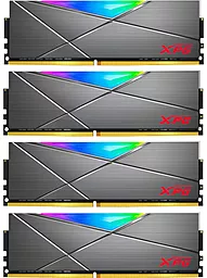 Оперативна пам'ять ADATA 32 GB (4x8GB) DDR4 3600 MHz XPG Spectrix D50 RGB Tungsten Gray (AX4U36008G18I-QCTG50)