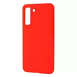 Чехол Wave Full Silicone Cover для Samsung Galaxy S21 FE (G990B) Red