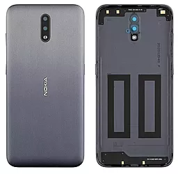 Задняя крышка корпуса Nokia 2.3 со стеклом камеры Charcoal