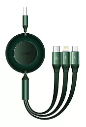 Кабель USB Baseus Bright Mirror 2 Series 66W 1.1M 3-in-1 USB to micro/Lightning/Type-C Cable Green (CAMJ010106)