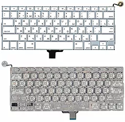 Клавиатура для ноутбука Apple A1342 2009/2010 плоский Enter White
