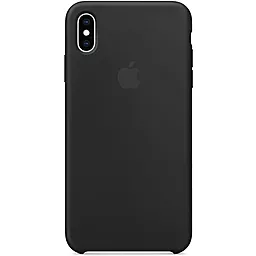 Чехол Apple Silicone Case PB для Apple iPhone XS Max Black