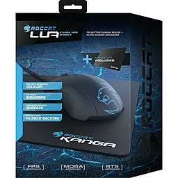 Компьютерная мышка Roccat Lua Tri-Button Mouse + Kanga Cloth Mousepad Gaming Bundle (ROC-11-311) - миниатюра 2