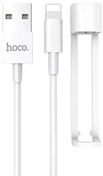 Кабель USB Hoco X31 Holder Lightning Cable White