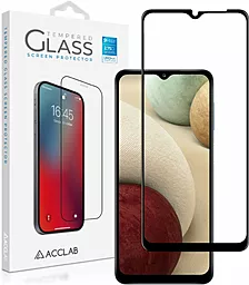 Защитное стекло ACCLAB Full Glue Samsung A125 Galaxy A12 Black (1283126509599)