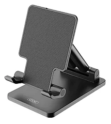Настольный держатель XO C134 Flat plastic desktop tablet holder Black