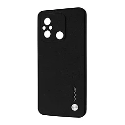 Чехол Wave Leather Case для Xiaomi Redmi 12C Black