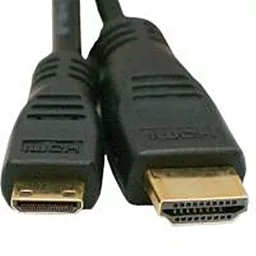 Відеокабель Atcom HDMI A - HDMI C mini 2m (14156) Чорний