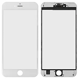 Корпусне скло дисплея Apple iPhone 6S Plus (з OCA плівкою) with frame White