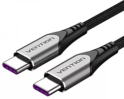 Кабель USB PD Vention 100W 2M USB Type-C - Type-C Cable Black (TAEHH)