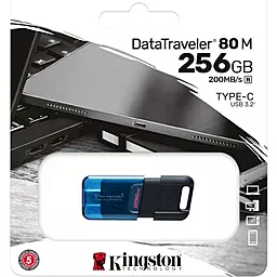 Флешка Kingston 256 GB DataTraveler 80 M USB-C 3.2 (DT80M/256GB) - миниатюра 4