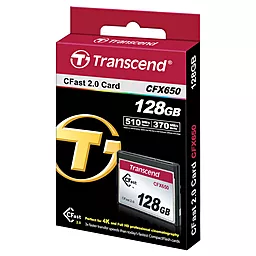 Карта памяти Transcend Compact Flash 128GB 650X (TS128GCFX650) - миниатюра 2