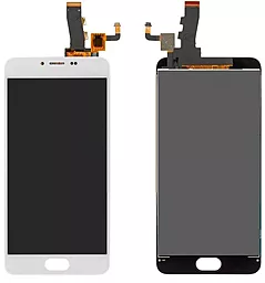 Дисплей Meizu M5, M5 mini (M611) з тачскріном, оригінал, White