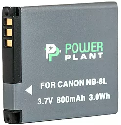 Аккумулятор для фотоаппарата Canon NB-8L (800 mAh) DV00DV1256 PowerPlant - миниатюра 2