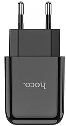 Сетевое зарядное устройство Hoco N2 Vigour 1USB/2A Black - миниатюра 3