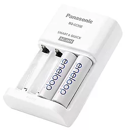 Зарядное устройство Panasonic Smart-Quick Charger + Eneloop 4AA 1900 mAh (K-KJ55MCC40E) - миниатюра 2