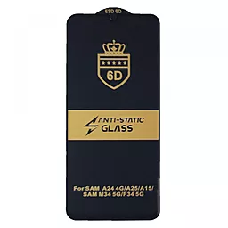 Защитное стекло ESD 6D EDGE TO EDGE для Samsung Galaxy A15 4G, A15 5G, A25, M15 Black