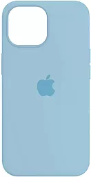 Чехол Silicone Case Full для Apple iPhone 14 Pro Sky Blue