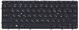 Клавиатура для ноутбука Dell XPS 12 с подсветкой (No Frame) Black - миниатюра 2