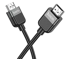 Видеокабель Hoco US09 HDMI 2.0 4k 60hz 3m black - миниатюра 3