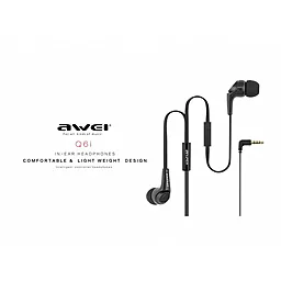 Навушники Awei ES-Q6i Black - мініатюра 3