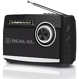 Радиоприемник REAL-EL X-510 Black - миниатюра 3
