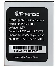 Аккумулятор Prestigio MultiPhone Wize O3 3458 Duo / PSP3458 DUO (1500 mAh)