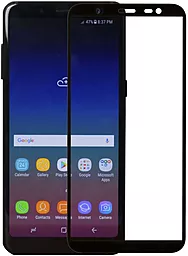 Защитное стекло MAKE Full Cover Full Glue Samsung J810 Galaxy J8 2018 Black (MGFCFGSJ818B)