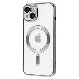 Чохол 1TOUCH Metal Matte Case with MagSafe для Apple iPhone 13 Silver