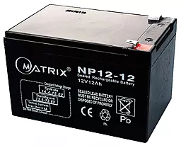 Акумуляторна батарея Matrix 12V 12Ah (NP12-12)