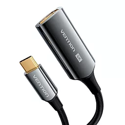 Видео переходник (адаптер) Vention USB Type-C - HDMI v2.0 4k 60hz 0.25m grey (CREBC) - миниатюра 2