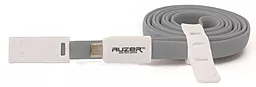 Кабель USB Auzer Micro USB Cable Grey (AC-M1GR) - миниатюра 2