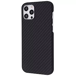 Чехол Wave Premium Carbon Slim with MagSafe для Apple iPhone 12, iPhone 12 Pro Black