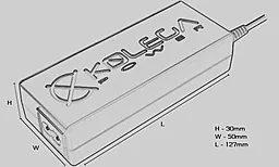 Универсальный блок питания для ноутбука 19V 4.74A 90W (5.5x1.7) KP-90-19-5517 Kolega-Power - миниатюра 5