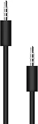 Аудіо кабель PowerPlant AUX mini Jack 3.5mm M/M Cable 1.2 м black (CA913053)