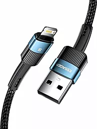 Кабель USB Essager Star 12W 2.4A Lightning Cable Blue (EXCL-XC03) - миниатюра 2