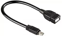 OTG-перехідник Atcom Mini USB to USB OTG 0.1m Black (12822)