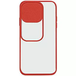 Чехол Camshield mate TPU со шторкой для камеры для Apple iPhone 13 Pro Max (6.7") Красный - миниатюра 3