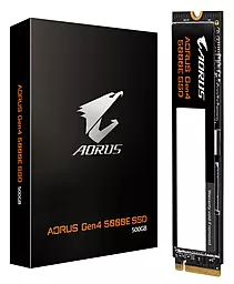 SSD Накопитель Gigabyte AORUS Gen4 5000E SSD 500 GB (AG450E500G-G) - миниатюра 7