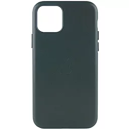 Чехол Apple Leather Case Full for iPhone 11 Shirt Green
