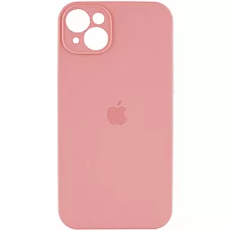 Чехол Silicone Case Full Camera для Apple iPhone 15 Pink