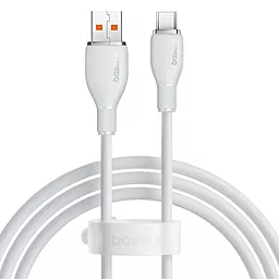 Кабель USB Baseus Pudding Series Fast Charging 100w 6a 1.2m USB - Type-C сable white (P10355703221-00) - миниатюра 2
