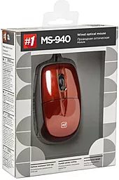 Комп'ютерна мишка Defender Optimum MS-940 USB (52941) Red - мініатюра 3