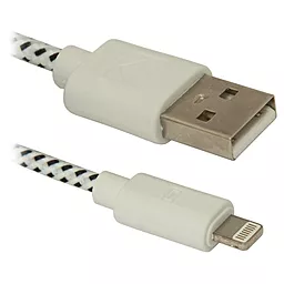 Кабель USB Defender USB to Lightning White (87471) - миниатюра 2