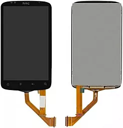 Дисплей HTC Desire S (S510e) (узкий шлейф) с тачскрином, Black