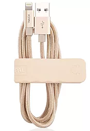 Кабель USB ExtraDigital Lightning - Dual USB Gold - миниатюра 2