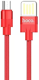 Кабель USB Hoco U55 Outstanding micro USB Cable Red