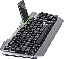 Клавиатура Defender Stainless steel GK-150DL RU RGB (45150) Silver - миниатюра 4