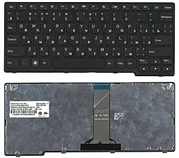 Клавіатура для ноутбуку Lenovo IdeaPad S205 Frame 004519 чорна