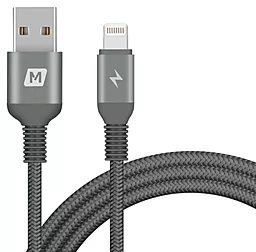 Кабель USB Momax Elite Link Lightning to USB Cable Grey (DL11D) - миниатюра 3